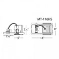 thumbnail image 2 of WAC Lighting Low Voltage Multiple Single Light Aluminum Housing in Nickel, 2 of 2