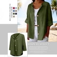 thumbnail image 5 of Womens Tops Fashion Casual Comfortable Shirt 3/4 Long Sleeve on Sale, 5 of 6
