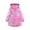 177# Hot Pink, variant on oqasdz Girls Coats Children Long Sleeve Gradient Heart Print Quilted Hooded Windproof Warm Outerwear Fall Winter Top Coat Outwear Size 3 Y-4 Y