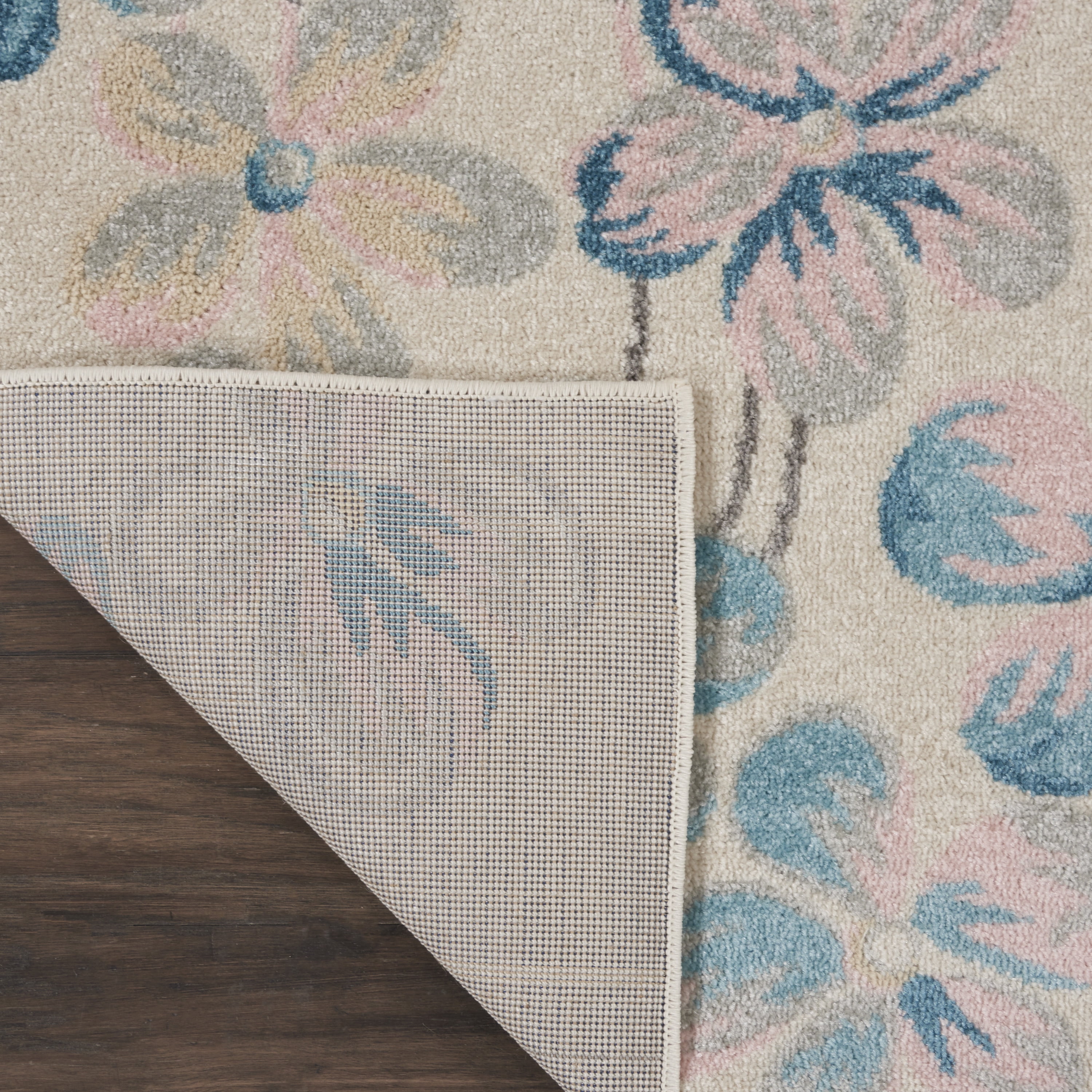 Desert Fields Contemporary Floral Ivory 8'10" x 11'10" Area Rug, (9' x 12')