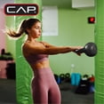 thumbnail image 5 of CAP Barbell 30lb Cement-Filled Kettlebell Set (5, 10, 15 lbs), Black, 5 of 6