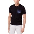 thumbnail image 1 of I.N.C Mens Denim Pocket Basic T-Shirt, Black, Medium, 1 of 1