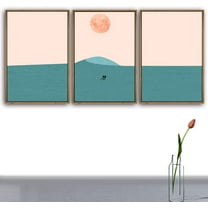 IDEA4WALL 3 Piece Framed Canvas Wall Art for Living Room, Bedroom Nordic Simple Style Canvas Prints for Modern Home Decoration Ready to Hang