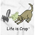 thumbnail image 2 of Skunk Spray Dog Pet Owner Unlucky Plus Size Crewneck Graphic Tee Shirt Brisco Brands 2X, 2 of 5