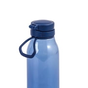 Your Zone Kids Water Bottle, 16oz Plastic Bottle with Flip Top Chug Lid, BPA-Free, Blue
