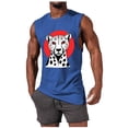 thumbnail image 2 of JDQJBZ Men's Tank Undershirts Summer Solid Color Crew Neck Sleeveless Tops Gym Wear, 2 of 5
