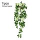 thumbnail image 1 of Guirnalda de rosas artificiales, simulación de flores, vid, decoración floral, colgante de pared, plástico, flor falsa, ratán, blanco Inevent HA8441-01B, 1 of 6