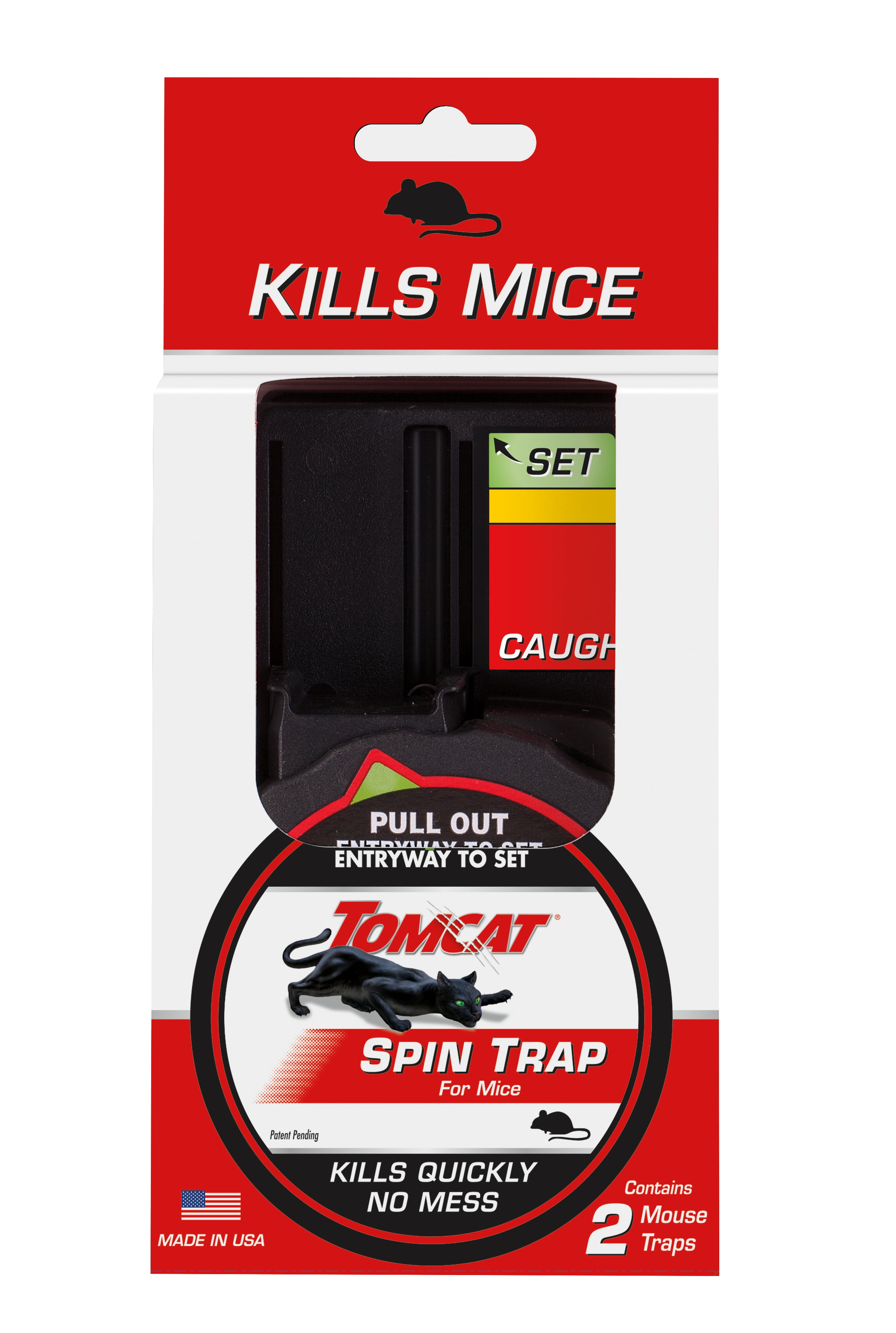 Tomcat Spin Trap for Mice, 2 Traps
