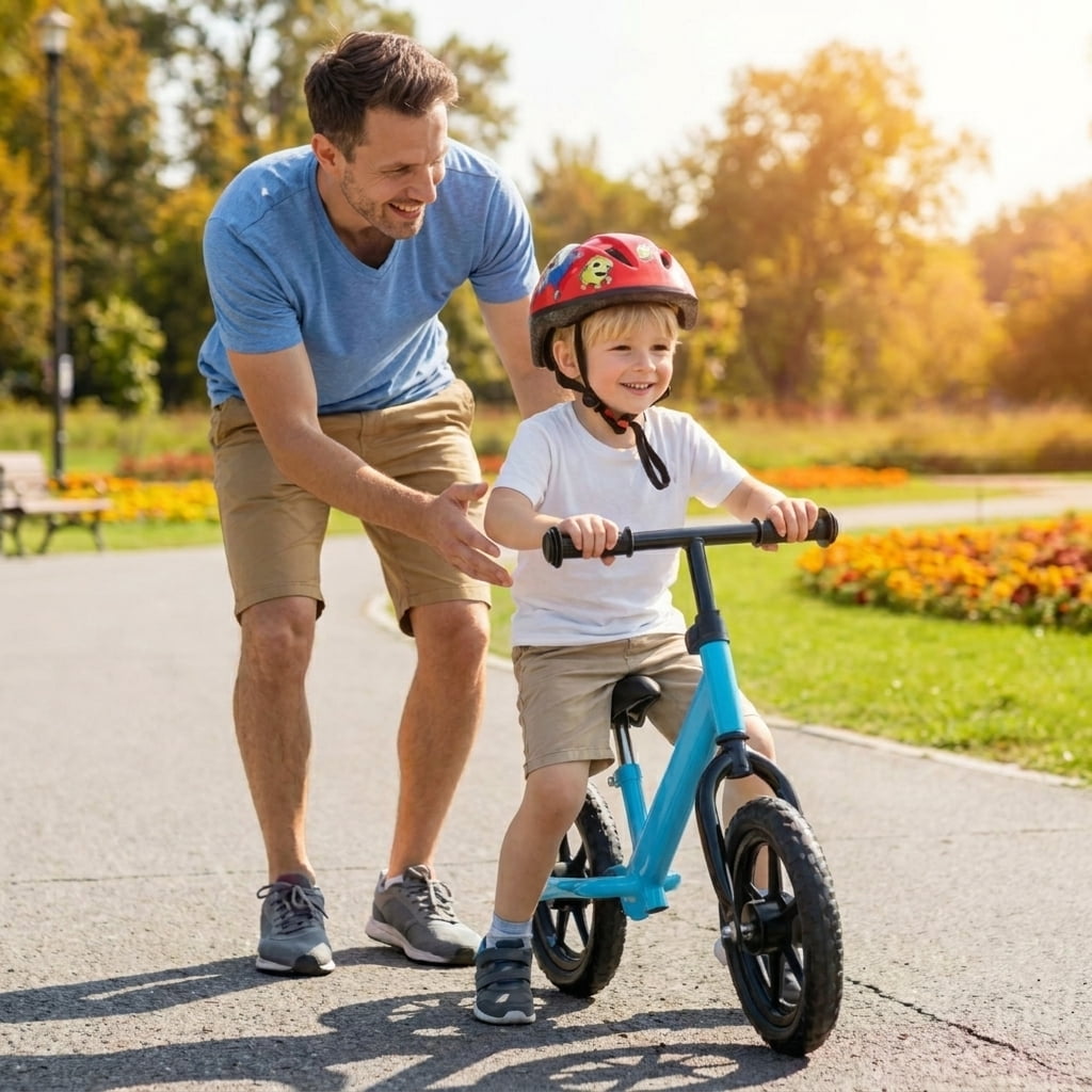 Redsmile Toddler Balance Bike for Ages 2-5, No Pedal Training Bike with Adjustable Seat and Handlebar, Lightweight Kids Balance Bike, Blue