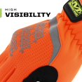 thumbnail image 2 of Guantes de trabajo Mechanix Wear Hi-Viz FastFit XL, color naranja, 2 of 7