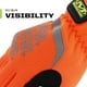 thumbnail image 2 of Guantes de trabajo Mechanix Wear Hi-Viz FastFit XXL, naranja, 2 of 7