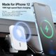 thumbnail image 3 of Inteprter Soporte de cargador inalámbrico para coche Teléfono móvil USB-C Carga rápida Soporte de rotación de 360 grados PC Cuna de Electrónica, 3 of 6