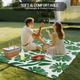 thumbnail image 5 of Fsddascl Green Spring Floral Outdoor Rug for Patio/Deck/Porch, Non-Slip Large Area Rug 4 x 6 Ft, Summer Flower Pastoral Indoor Outdoor Rugs Washable Area Rugs, Reversible Camping Rug Carpet Runner, 5 of 5