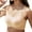 Beige, variant on Bras For Women - Womens Seamless Bra No Underwire Comfort Push Up Bras Buttery Soft Wireless Bralette Full Coverage Sport Everyday Bra With Soft Support V Neck Bras Bralette Everyday Bra Yellow,L