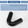 thumbnail image 4 of 1 Pcs 35mm/ 1.38" ID 120mm/4.72" Lenght 135 Degrees Black Car Silicone Hose Coolant Hose Universal, 4 of 7