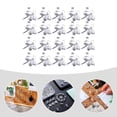 thumbnail image 2 of 200pcs Star Shaped Push Pins Plastic Clear Thumb Tacks Star Pushpins Drawing Pins, 2 of 7