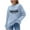#261-Light Blue, variant on YUNAFFT Comfortable Loose Fit Stretchy Knit Sweater for Women Long Sleeve Round Neck Top Casual Oversized Fall Winter Pullover