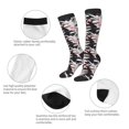 thumbnail image 6 of Fotbe Orchids Flowers print Women's Men's Novelty Crew Socks Cotton Socks Knee High Socks for Walking,Running,Nurses,Pregnancy, 6 of 9