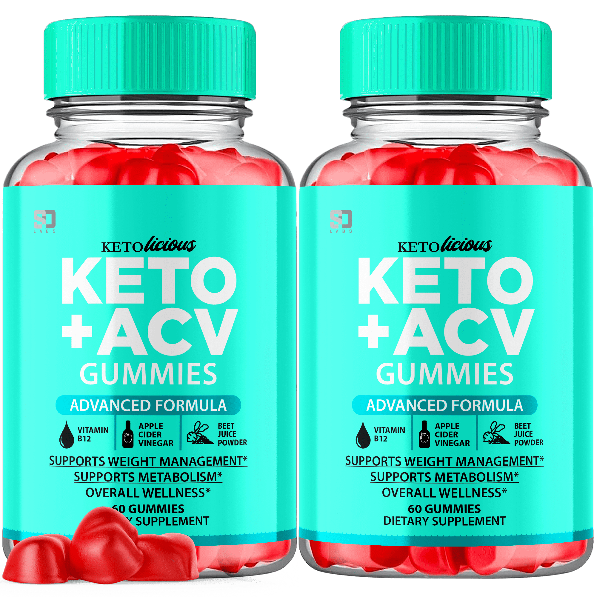 Ketolicious ACV Gummies Maximum Strength Weight Management Supplement 120 Gummies