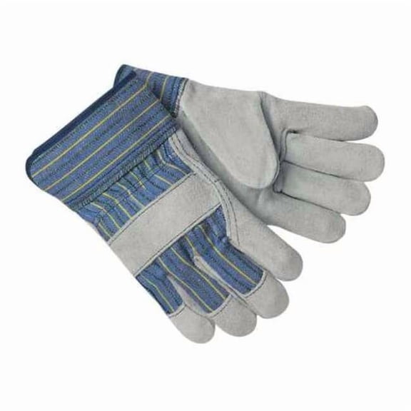 Mcr Safety Leather Gloves,Gray,2XL,PR 1400XXL