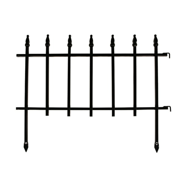 Expert Gardener Empire Powder Coated Steel Garden Border 22.5 In. H x