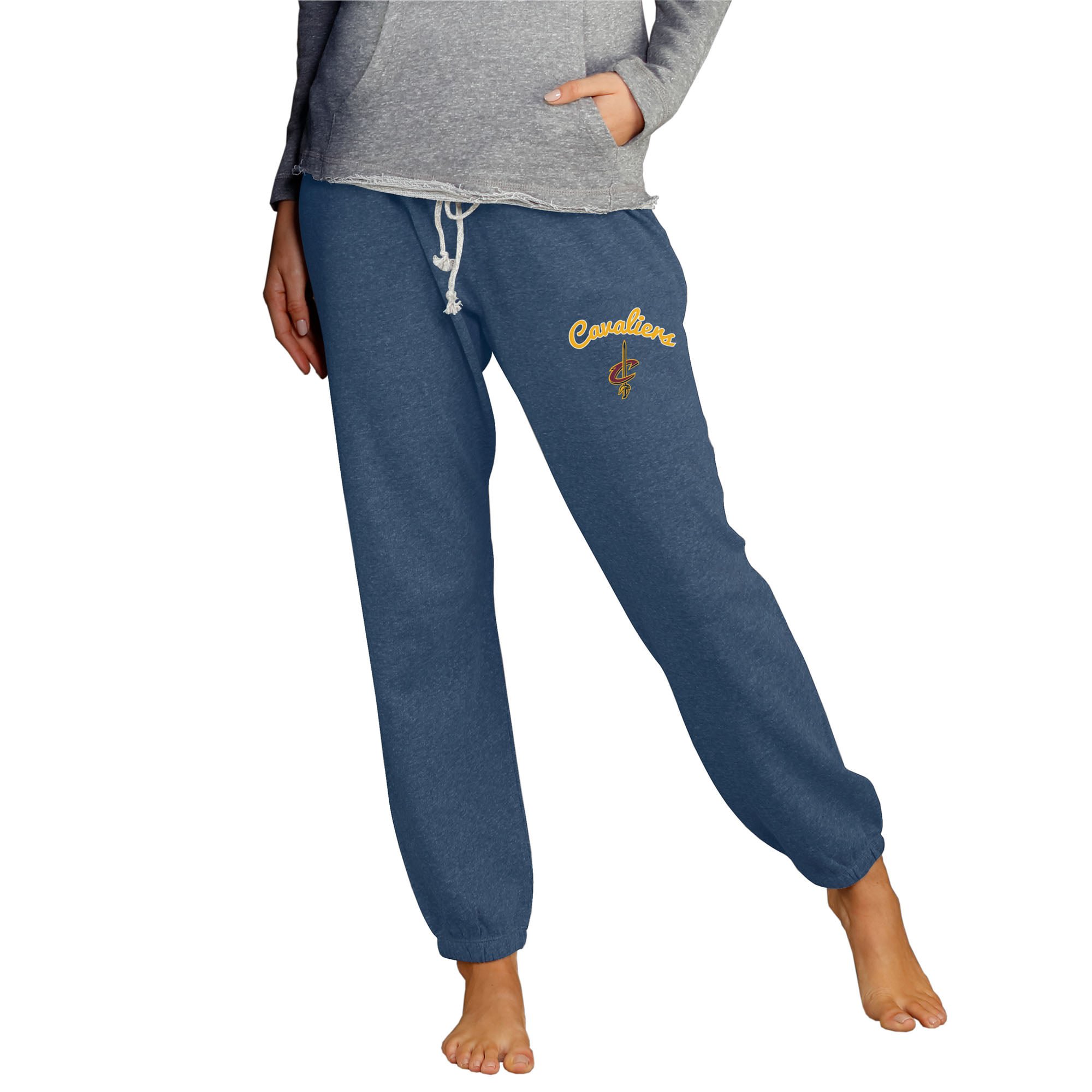 Women's Concepts Sport Navy Cleveland Cavaliers Mainstream Knit Jogger Pants