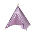 thumbnail image 2 of Tienda de campaña para niños, casa infantil, cabaña creativa, regalos portátiles, casa de juegos para niños violeta, 2 of 9