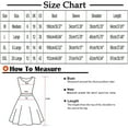 thumbnail image 3 of Rollbacks & More GaThRRgYP Casual Tiered Short Sleeve Dress,Summer Sweet Embroidery Loose Round Neck Comfortable Mid Length 3/4 Sleeve Dress for Women, 3 of 6