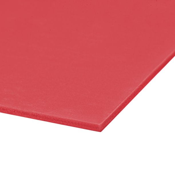 PVC Foam Board Sheet,3mmTx8"Wx12"L,Red,Double Sided ...