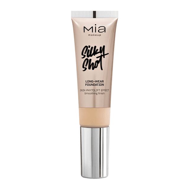 Silky Shot Foundation - Base alisadora de cobertura media-alta