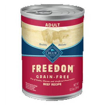 UPC: 0840243110742 | Blue Buffalo Freedom Grain Free Natural Adult Wet Dog Food Beef 12.5oz cans (Pack of 12)