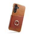 thumbnail image 5 of Allytechgroup Leather Case for Samsung Galaxy S24 Plus, Ring Holder Stand Cards Slots Back Cover Shockproof Anti-Scratch Luxury Phone Case for Samsung Galaxy S24 Plus, Brown, 5 of 8