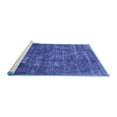 thumbnail image 2 of Ahgly Company Machine Washable Indoor Rectangle Persian Blue Bohemian Area Rugs, 2' x 3', 2 of 4
