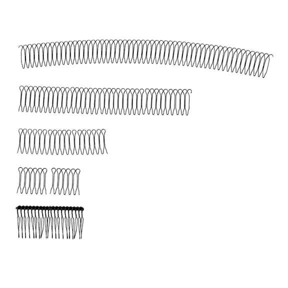 HONMEET Hair Finishing Fixer, U-Shaped, Black, Nonslip, Versatile Styling, 1Set