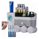 thumbnail image 2 of Soporte Para Cepillos Dientes Organizador Baño Montado Pared BLANCO, 2 of 4