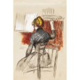 thumbnail image 3 of Renoir, Pierre-Auguste 11x14 Black Modern Framed Museum Art Print Titled - Woman at a Piano, 3 of 5