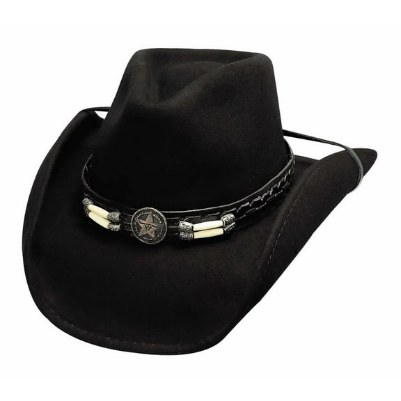 Bullhide Hats "Skynard" Pinchfront Felt Cowboy Hat 0445BL