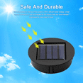 thumbnail image 6 of Solar Light Replacement Top Solar Panel Outdoor Hanging Solar Lanterns Parts Waterproof Garden Lighting Accessories, 6 of 9