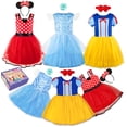 thumbnail image 1 of Baúl de vestir de princesa AlecosFun para niñas pequeñas, 2 unidades, con 6 unidades, 1 of 8