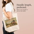 thumbnail image 2 of Tote Bag, Ortley Beach, New Jersey, Life is a Beautiful Ride, Beach Cruisers, Unisex, Reusable, Washable Canvas, Unique Art, 2 of 7