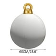 thumbnail image 2 of Taicans Giant Velvet Christmas Inflatable Balls Ornament - 24inFlocked Holiday Decor,for Yard,Porch & Garden - Easy to Install,No Assembly - Outdoor Blow-Up Christmas Decorations, 2 of 9