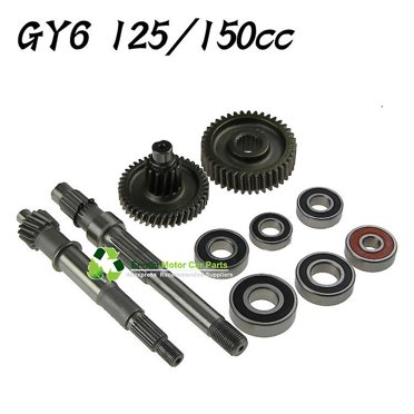 GOOFIT Short Output Shaft For GY6 125cc 150cc Engine Bearing ATV