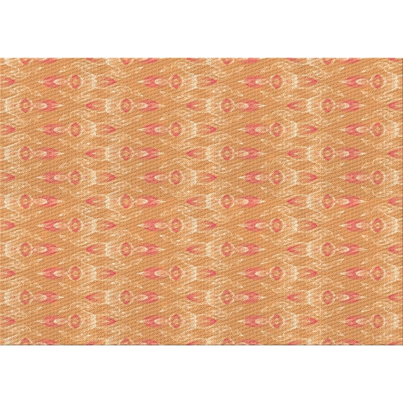 Ahgly Company Indoor Rectangle Patterned Yellow Orange Area Rugs, 2' x 3'