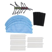 NFTIGB 16-Piece Robot Vacuum Cleaner Replacement Accessory Kit with Reusable Mop Cloth Pads, High Efficiency HEPA Filters, and Durable Side Brushes for Yeedi K600, K700, and K680 Models