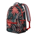 thumbnail image 2 of Durable Lightweight Laptop Daypack with Hawaii Tropical Wind Palm Leaves Design: Perfect Gift for Students, Large Capacity Bookbag for High School & College, Ideal for Campus Commute and Travel, 2 of 6