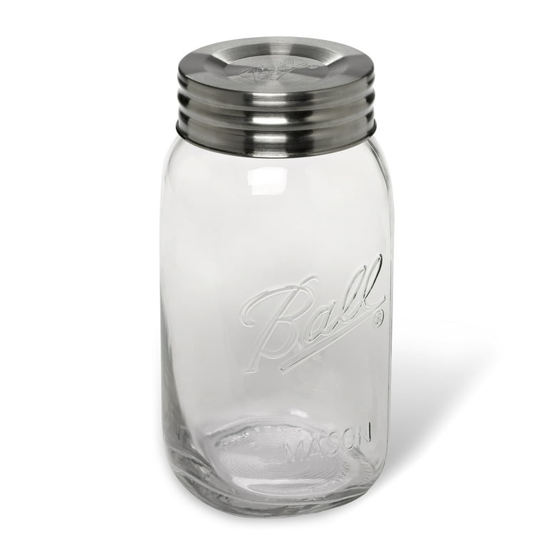 Buy Wholesale China 32oz Glass Storage Jar With Metal Lid Glass