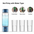 thumbnail image 5 of BOKYAN Portable Hydrogen Water Bottle 460ML SPE PEM Technology for Boosting Metabolism and Immunity USB Rechargeable Blue - 11.02 inches / 28.00 cm [cite: 24], 5 of 9