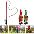 thumbnail image 2 of Miangastore Dog Interactive Toy Cat Teasing Stick Red Plush 1 Set, 2 of 8