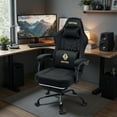 thumbnail image 5 of Hoffree Gaming Chair with Speakers and Massage Skin-friendly Gamer Chairs for Adults with Footrest Big and Tall Video Game Chair with Headrest and Lumbar Support for Office and Home Black, 5 of 11