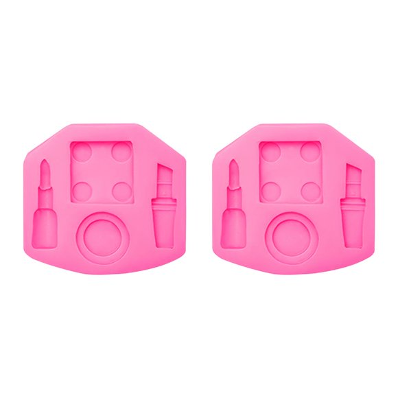 Vogacara Moldes de silicona para el hogar, interesante y práctico molde para hornear pasteles, herramienta para hornear con patrones de Tipo 3 2piezas